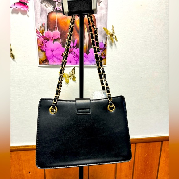 NWT women shoulder bag with chain handles - Picture 3 of 5